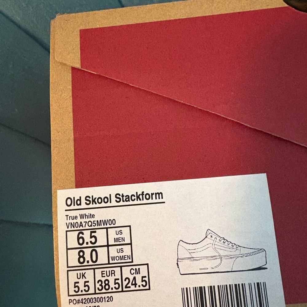 Vans White Old Skool Platform Sneakers - Picture 8 of 8